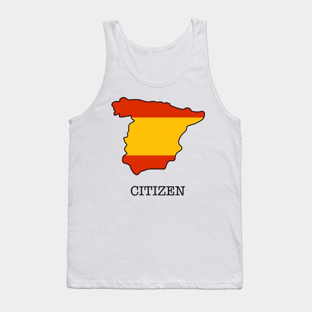 Spanish Citizen Tank Top by Playful Creatives